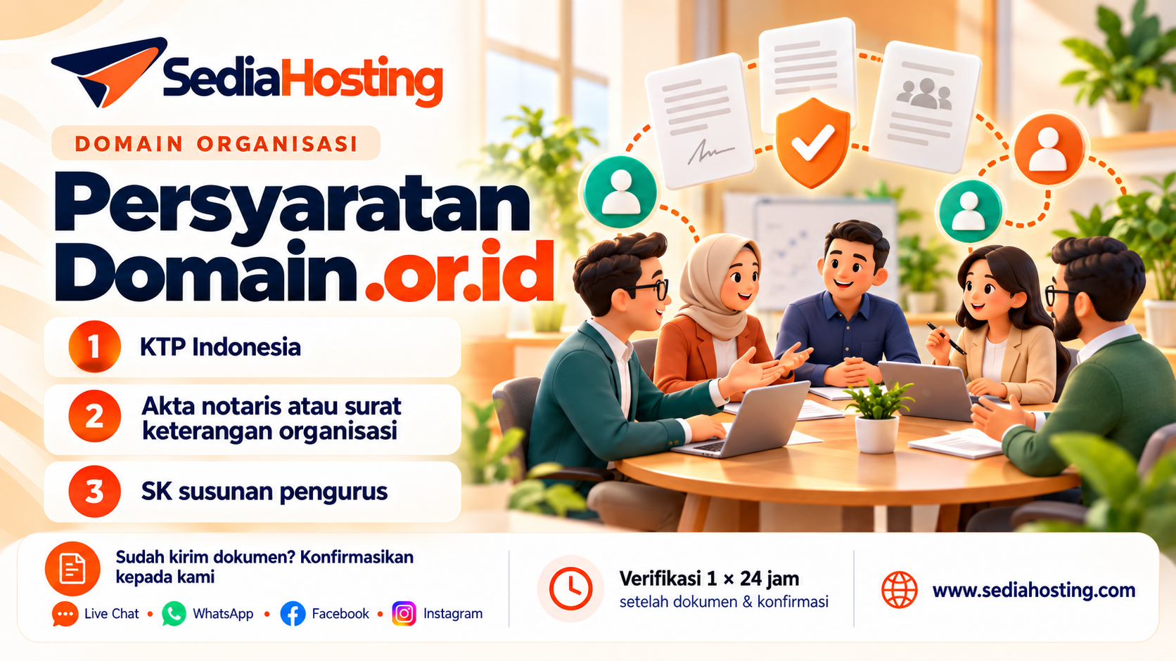 Persyaratan Domain or.id